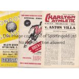 1950'S FOOTBALL PROGRAMMES Ninety nine programmes 1950-1955 in various condition including homes