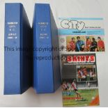 MAN CITY A collection of 61 Manchester City domestic League home and away programmes from the 1980/