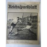 GERMAN SPORTS MAGAZINE 1941 Reichsportsblatt magazine 11/3/1941 covering German and Austrian