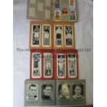 CIGARETTE CARDS A collection of 4 sets of Cigarette cards of footballers from the 1930's all in