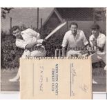 JOHNNY HAYNES A professional contract issued by Middlesex County Cricket Club to Johnny Haynes on