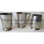 RUGBY LEAGUE- BILLY BOSTON Three Mackeson Trophy tankards awarded to Billy Boston during the 1960s.