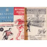 1950's PROGRAMMES A collection of 50 programmes from the 1950's an assortment of clubs to include