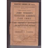 CRICKET WISDEN Original paper back brown coloured soft back John Wisden Cricketers' Almanack for