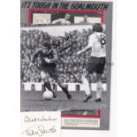 LIVERPOOL Eleven autographs on colour and black & white photos of Liverpool players from the 1965/66