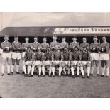 CARDIFF CITY An 11" x 9" Western Mail team group photo 2/7/1965. Generally good