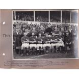 WALES Original mounted 8" X 6" B/W team group photo before the home match v Scotland 26/10/1929.