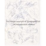 IPSWICH A collection of 20+ signatures of Ipswich Town players 1994/95. Signed on a plain sheet.