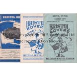 BRISTOL ROVERS A collection of 86 Bristol Rovers home programmes and 2 aways 1951-1972. Homes are