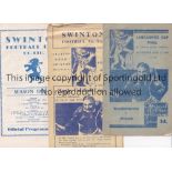 SWINTON A collection of 70 Swinton Rugby League home programmes 1948-1967 to include Warrington v