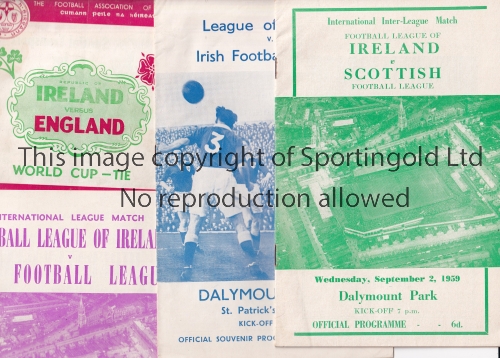 REPUBLIC OF IRELAND A collection of 14 Republic of Ireland and Football League of Ireland home