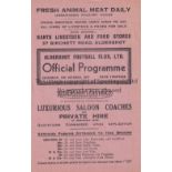 ALDERSHOT V EXETER CITY 1947 Programme for the League match at Aldershot 18/10/1947, scores entered.