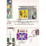 WORLD CUP 1970- BANKS Four different first day covers all issued for the 1970 World Cup 1970 in