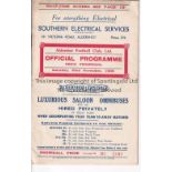 ALDERSHOT Programme for the home Division 3 match against Luton Town 23/11/1935. No writing.