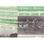 HIBS Four Hibernian home programmes from the 1955/56 season v Aberdeen (League Cup), Kilmarnock ,