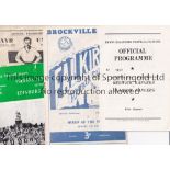 SCOTTISH FOOTBALL PROGRAMMES 1950'S & 1960'S Sixteen home programmes for League clubs: QOS v.