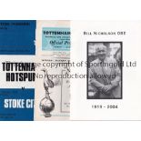 TOTTENHAM HOTSPUR Farewell To Bill Nicholson 1919-2004 booklet plus 38 home programmes, 16 X 60's