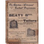 LIVERPOOL Programme Liverpool v Burton United Division 2 at Anfield 1/9/1904.First ever programme