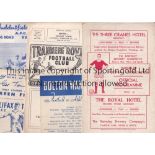 NORTH A collection of 45 programmes from Northern Clubs from the 1950's to include Barnsley ,