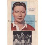 ROGER BYRNE AUTOGRAPH Signed magazine picture by the Manchester United player who died in Munich