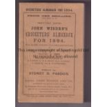 CRICKET WISDEN Original paper back brown coloured soft back John Wisden Cricketers' Almanack for