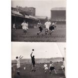 SWANSEA TOWN V HULL CITY 1954 Three B/W 8" X 6" action photos, 2 of which have South Wales Evening