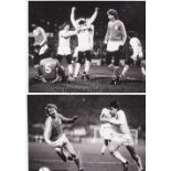 1982 WORLD CUP QUALIFIER PHOTOGRAPHS Over 120, 8" X 6" black & white Press photographs, 43 for
