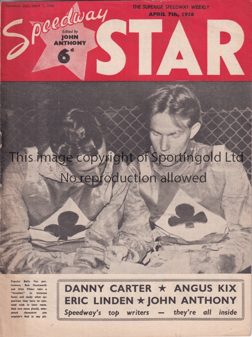 SPEEDWAY A collection of 29 Speedway Star Magazines - 12 x 1956, 6 x 1965/66 and 11 x 1968/69.