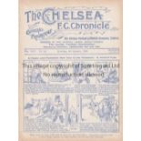 CHELSEA / OLDHAM Programme Chelsea v Oldham Athletic 4/1/1930. Ex Bound Volume. Generally good