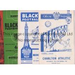 BLACKPOOL Home programmes X 50. 1 X 56-57, 2 X 59-60, 4 X 60-61, 1 X 61-62, 5 X 62-63, 7 X 63-64,