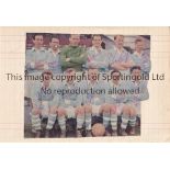 MANCHESTER CITY AUTOGRAPHS A colour magazine team group from 1954/5 signed by all 11 players inc.