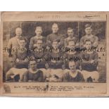 CARDIFF CITY 1926/7 A mounted team group picture for the Cup winning season. Generally good