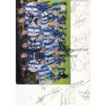SPANISH AUTOGRAPHS A collection of autographs from various Spanish sides from 1998/99 Alaves ,
