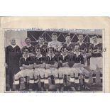 NORTHERN IRELAND FOOTBALL AUTOGRAPHS A B/W team group magazine picture signed by 7 players including