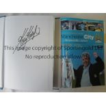 MAN CITY Two beautifully bound books both signed by the then Manchester City manager Kevin Keegan