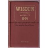 CRICKET WISDEN Original publishers hard back John Wisden Cricketers' Almanack for 1944. 81st