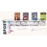 AUTOGRAPHS First Day Cover 10/10/1980 postmarked Lords Cricket Ground for a match between a Post