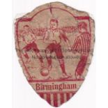 BAINES BRADFORD FOOTBALL CARD Began production in 1887, very collectable today. Birmingham card,