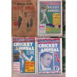 ATHLETIC NEWS CRICKET ANNUALS A complete run of 9 annuals 1931 - 1939. Generally good