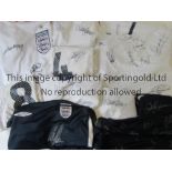 ENGLAND FOOTBALL SHIRTS Ten replica shirts, all of which have been signed but have no COA's and