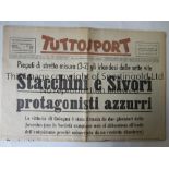 1961 FAIRS CUP SEMI FINAL Roma v Hibernian played 26/4/1961 at the Stadio Olimpico, Roma. Issue of