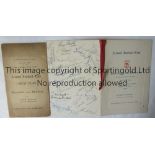 ARSENAL 1950 FA CUP FINAL AUTOGRAPHS Menu and fold out table plan for the 1950 FA Cup Final at the