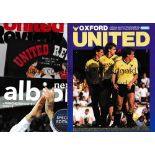 ALEX FERGUSON / MANCHESTER UNITED Four programmes for Fergie's first and last home and away