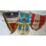 ENGLAND PENNANTS A collection of 4 pennants. France v England (Amateur) 1955, Tahiti v FA X1 ,