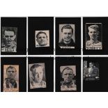 FOOTBALL AUTOGRAPHS Forty two small signed newspaper portrait pictures from the 1940's and 1950's