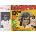 GEORGE BEST Programme for Redhill v Fulham 23/10/1976 with Best in the Fulham line-up and Look-in