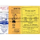 NON-LEAGUE FOOTBALL PROGRAMMES Seventy programmes for 45 different home clubs including Dulwich