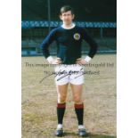 SCOTLAND Fifteen signed 12” x 8” photos, of former Internationals from the 1960s – 1990s including