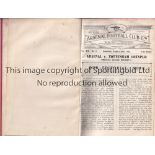 ARSENAL BOUND VOLUME 1925-6 / HERBERT CHAPMAN FIRST SEASON Official red hardback bound volume,