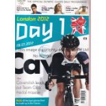 OLYMPICS 2012 LONDON Official Day 1 magazine. Good